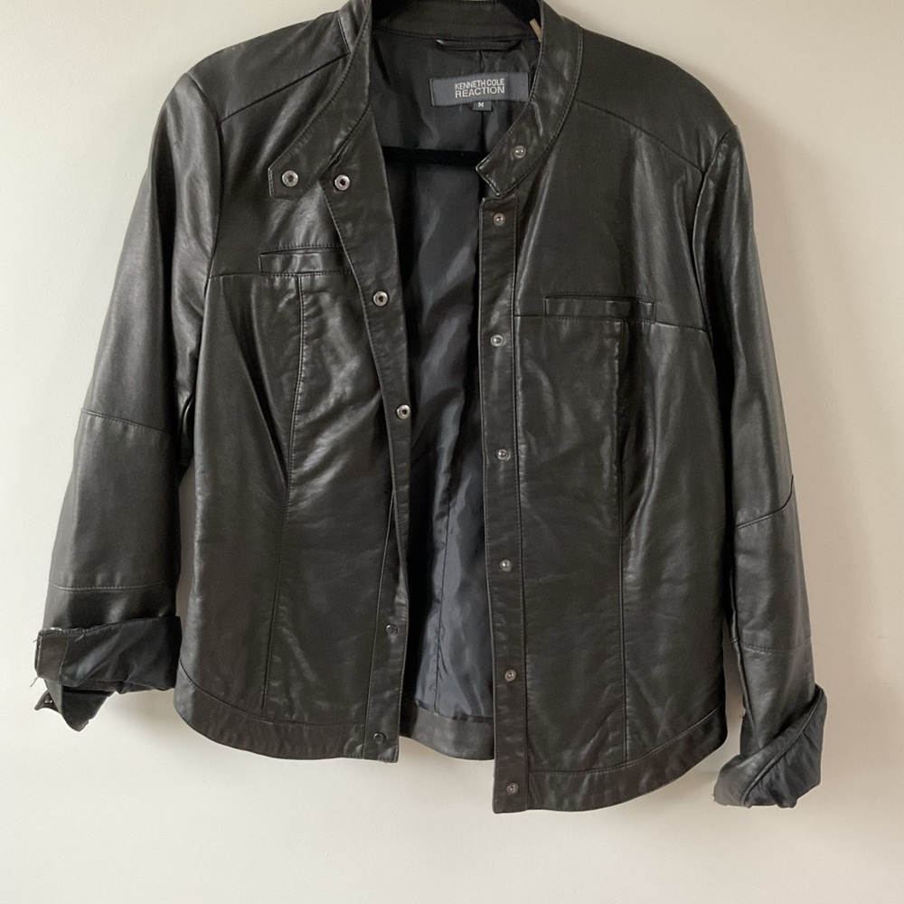 Faux Leather Jacket